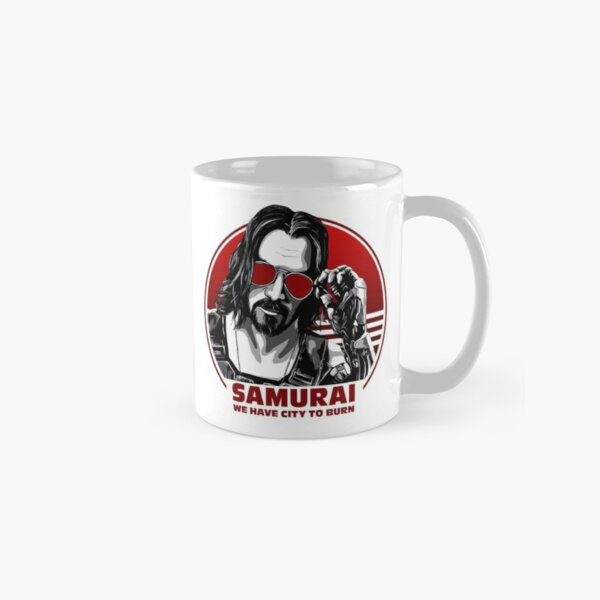 Samurai - Cyberpunk - 80s style Classic Mug RB1110 product Offical cyberpunk Merch