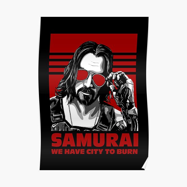 Samurai - Cyberpunk Poster RB1110 product Offical cyberpunk Merch