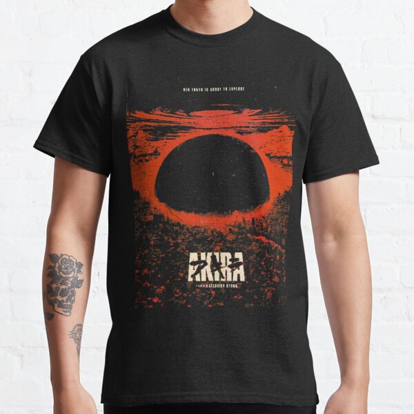 Akira cyberpunk city explosion transparent Classic T-Shirt RB1110 product Offical cyberpunk Merch
