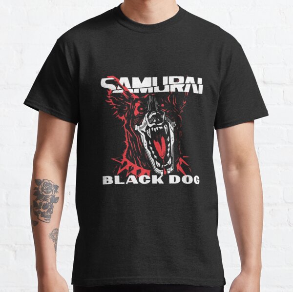 cyberpunk black dog samurai Classic T-Shirt RB1110 product Offical cyberpunk Merch