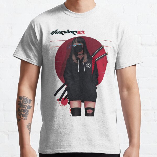 Urban Japanese Cyberpunk Girl Vaporwave Style Classic T-Shirt