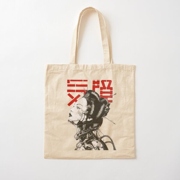 Vaporwave Japanese Cyberpunk Cotton Tote Bag RB1110 product Offical cyberpunk Merch