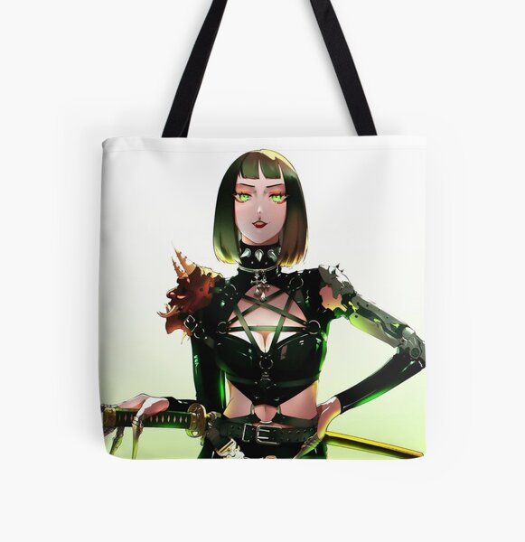 Cyberpunk girl All Over Print Tote Bag RB1110 product Offical cyberpunk Merch