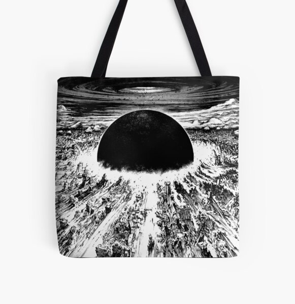Akira cyberpunk city explosion All Over Print Tote Bag RB1110 product Offical cyberpunk Merch